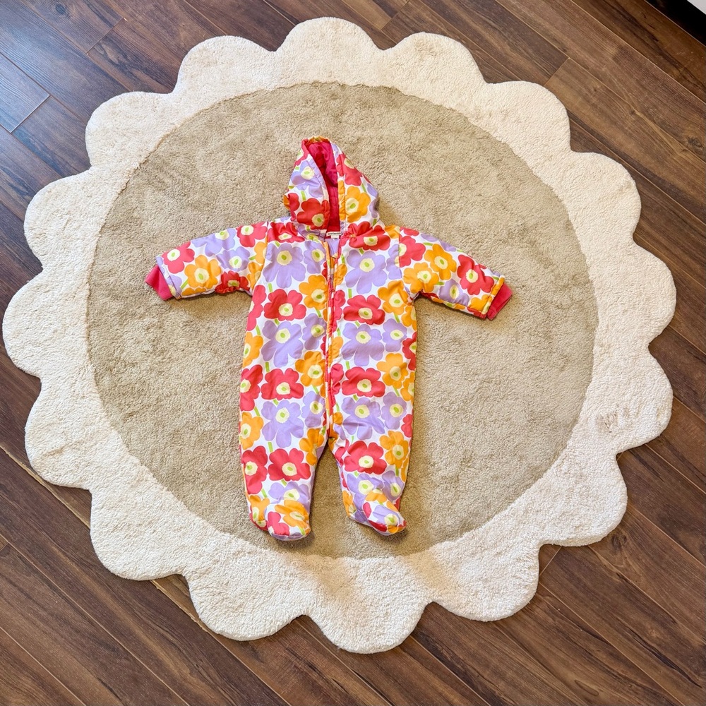 Marimekko Baby Bunting Snowsuit – Bold Floral Print – Scandinavian Designed